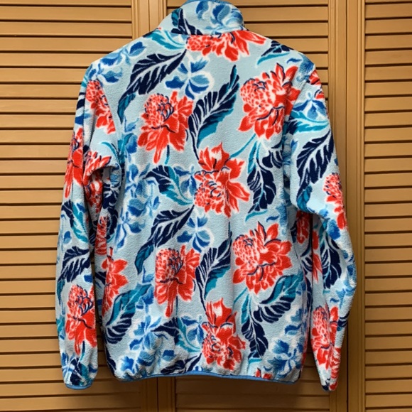 EXC Patagonia Synchilla Fleece Manoa Dusk Blue Women’s M Lightweight Snap-T 2015 - Picture 3 of 15